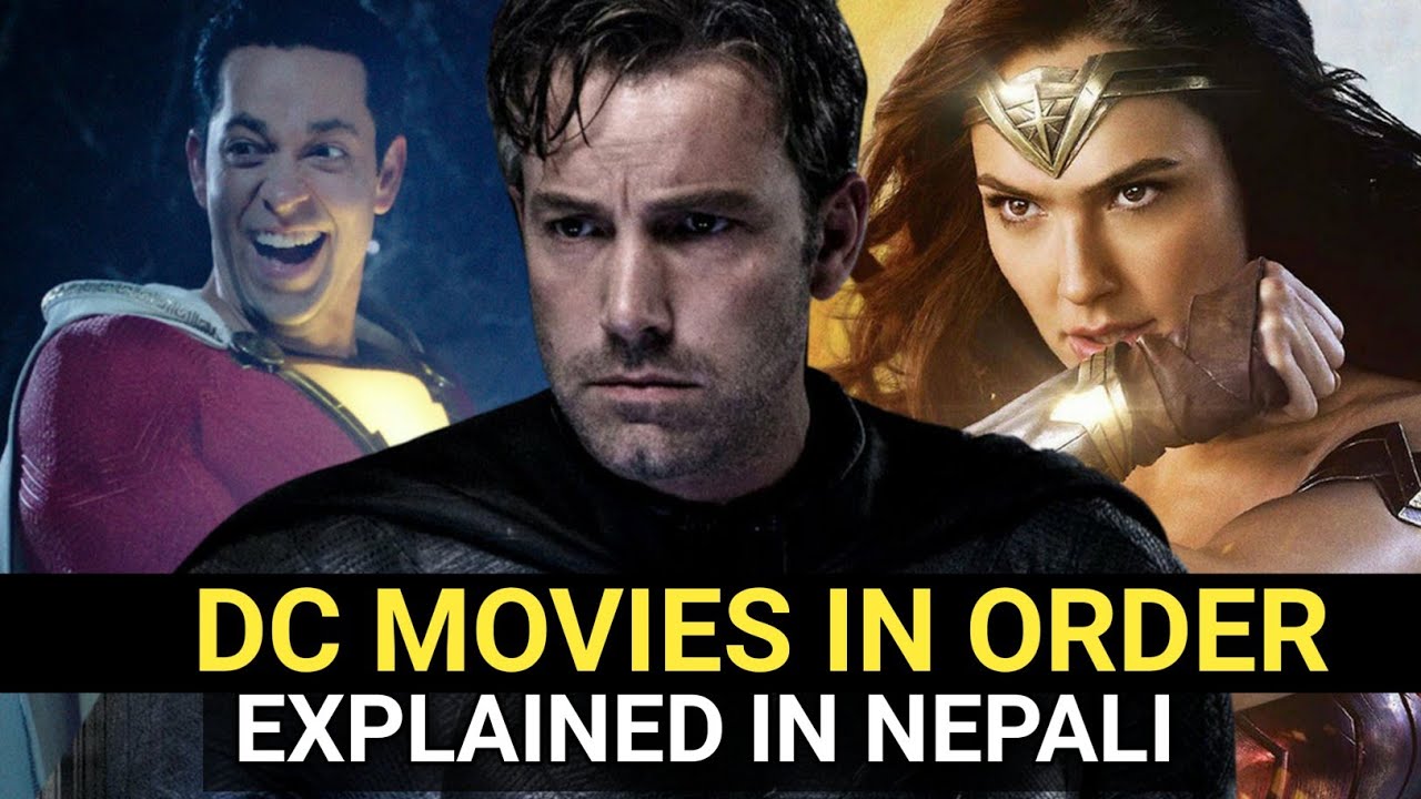 All DC Movies in ORDER🇳🇵 DC Extended Universe SM Explained YouTube