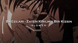 Bağzıları - Zaten Kırılmış Bir Kızsın (slowed+reverb) Resimi