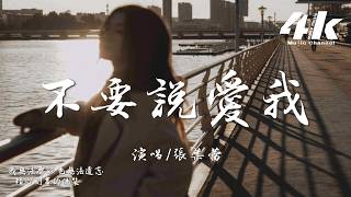 Download lagu 張葉蕾 - 不要說愛我『不要說愛我 這都是藉口,放任你傷害的理由。』【高音質|動態歌詞Lyrics】♫·戀愛腦康復中心