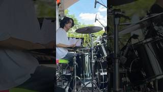 #โดนเท แต่เท่ห์อยู่🤘#hischooldekgenpop2025 #schooltour #drummer #drums #cover #drumcover #drumcam