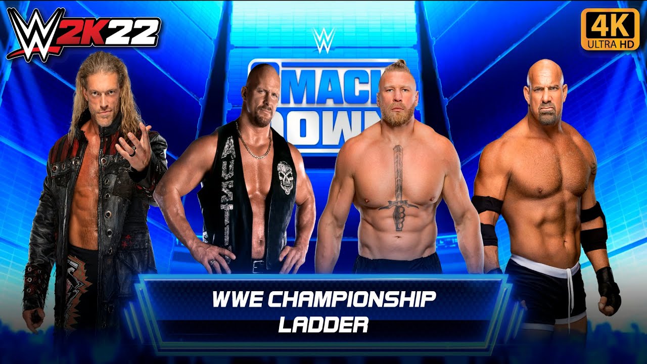 FULL MATCH Steve Austin vs. Brock Lesnar vs. Edge vs. Goldberg