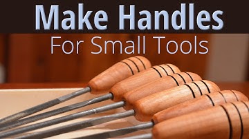 Make Handles for Small tools on a lathe - Easy!