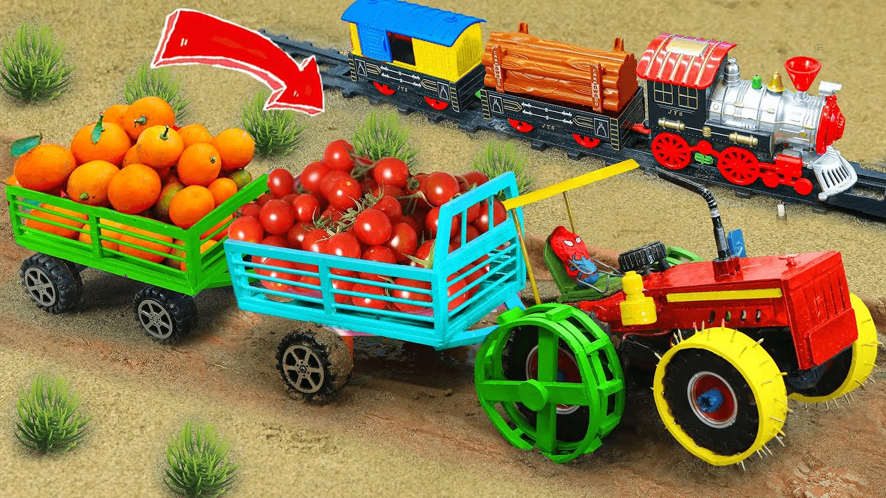 Top the most creatives science projects part P3  DIY mini tractor trolley heavy truck  Fun Farm