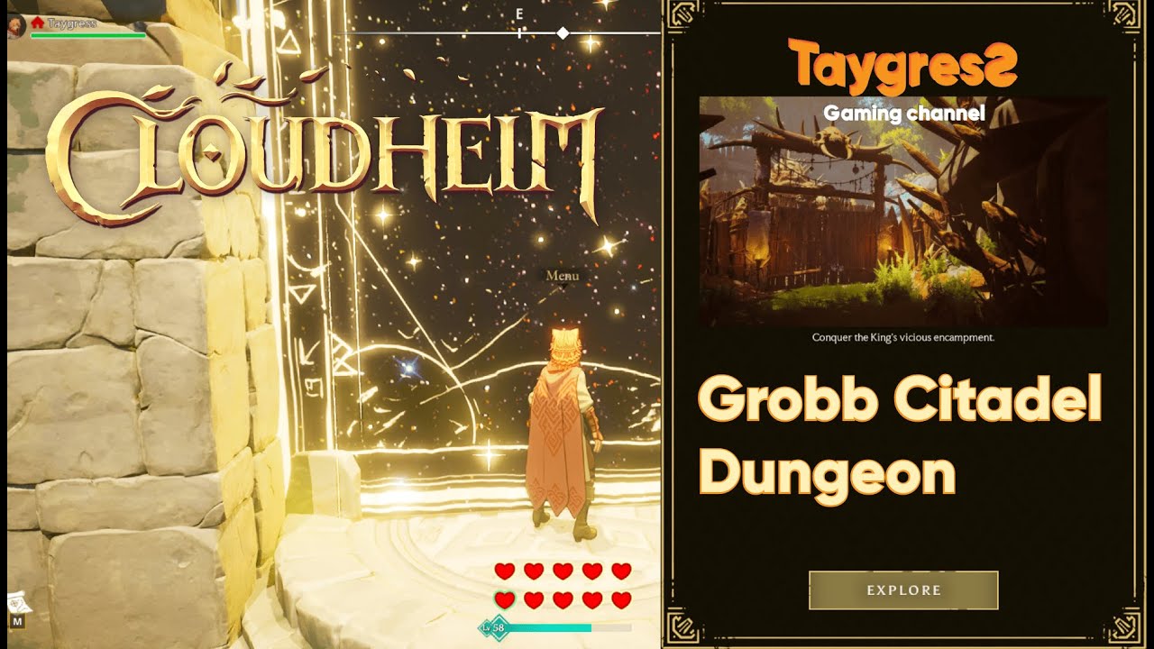 Grobb Citadel dungeon in Cloudheim (No commentary)