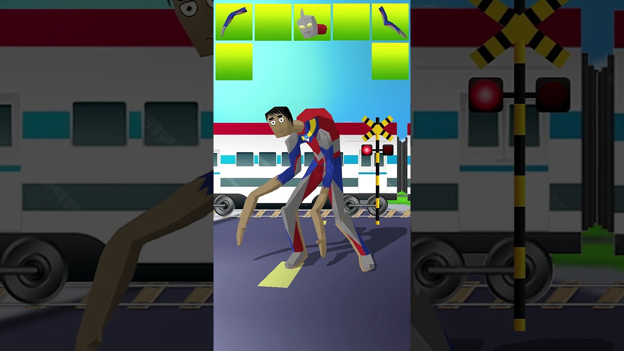 Creepy Jack becomes Ultraman | Dude Theft Wars | Abequ Gaming