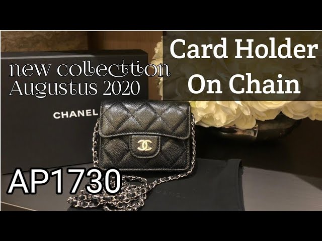AP1730 CC Card Holder on chain CHANEL 