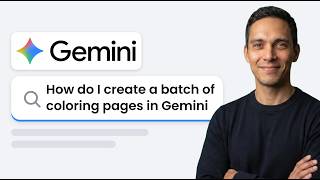 How to Create a Batch of Coloring Pages in Google Gemini with One Prompt (Step by Step)