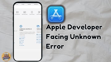 How to Fix Apple Developer Unknown Error When Signing In or Verifying