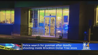 Police search for suspect after deadly Dollar Tree shooting in Brockton