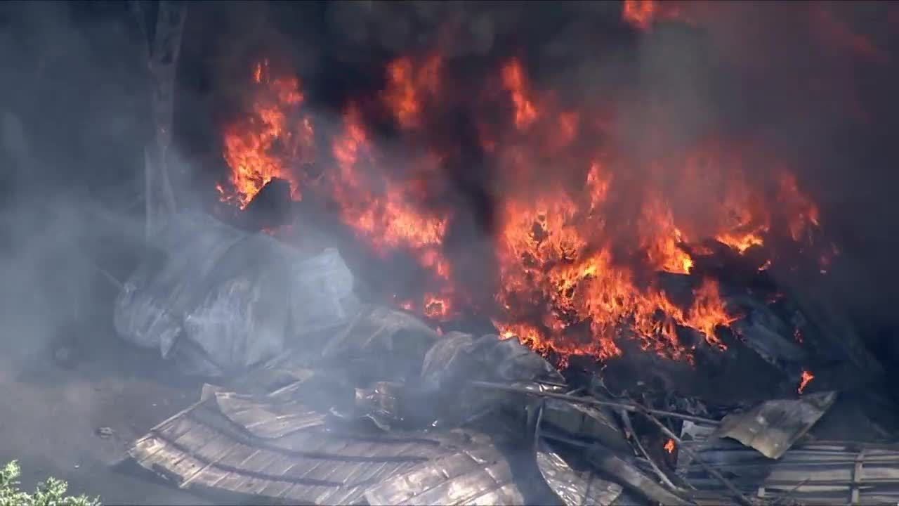 howard county jail SkyTeam 11: Fire consumes barn, green house