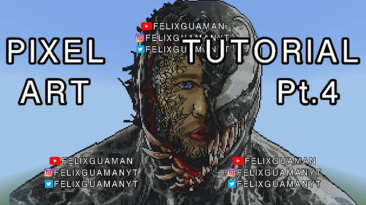Minecraft Pixel Art Tutorial - Venom Part 4