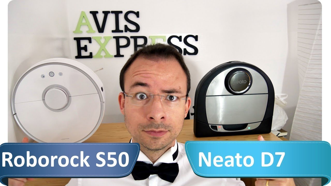 Xiaomi roborock S50 VS Neato D7 Connected : quel est le meilleur aspirateur robot haut de gamme ? pcloud