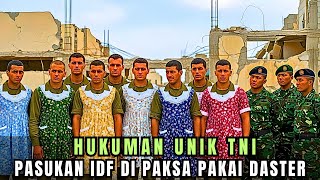KOCAK ‼️ TNI HUKUM PASUKAN IDF PAKAI DASTER MOTIF BUNGA . MALU 100 PERSEN  🔥