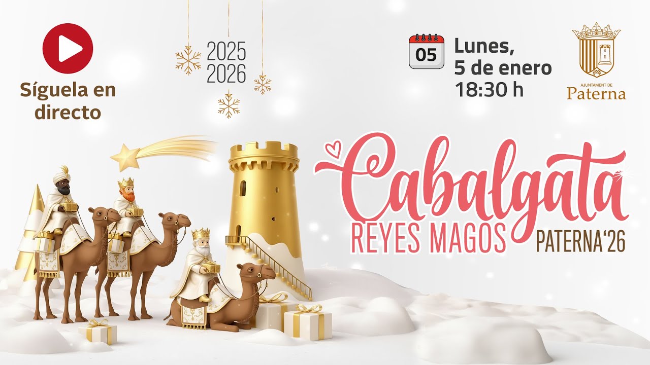 Cabalgata de los Reyes Magos de Oriente - Navidad Paterna 2025/26