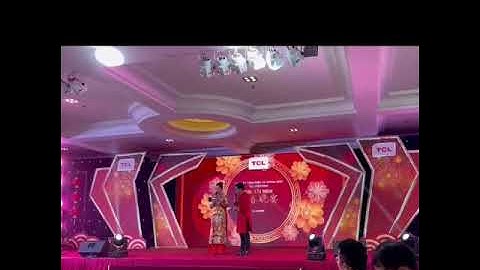 mc song ngữ tieng Hoa Tiệc tất niên cty TCL