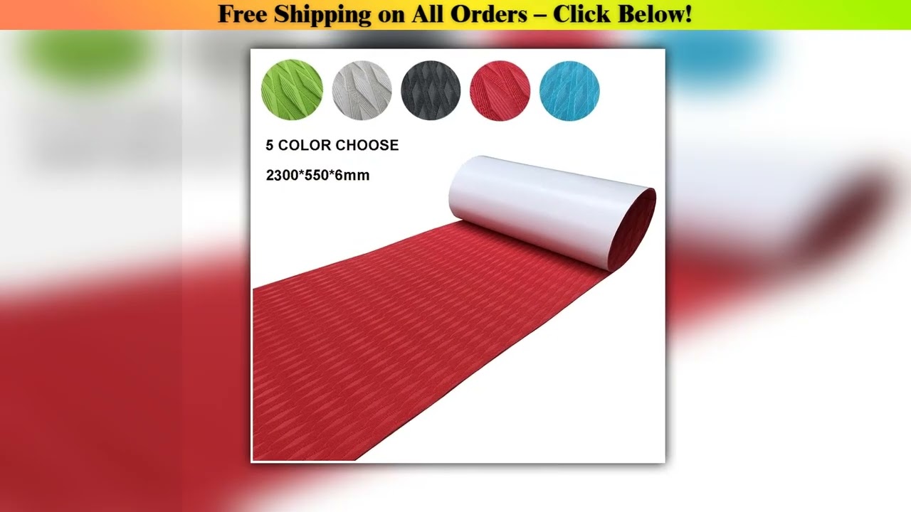 2300*550*6mm Faux Teak Boat Deck Sheet EVA Foam Flooring Pad Accessories Marine Motorcycle Surfing