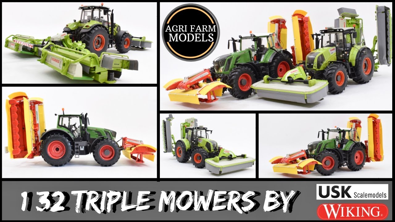 1/32 TRIPLE MOWERS - Pottinger NOVACAT & Claas DISCO - by 1/32 TRIPLE MOWERS - Pottinger NOVACAT & Claas DISCO - by