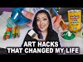 20 LIFE CHANGING Art Hacks That *ACTUALLY* Work