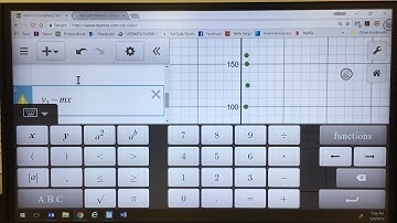 Using DESMOS to make a SCATTER PLOT (with line of best fit) and a BOX PLOT