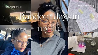 Random days in my life(lots of studying, school, late night drives) | South African Youtuber