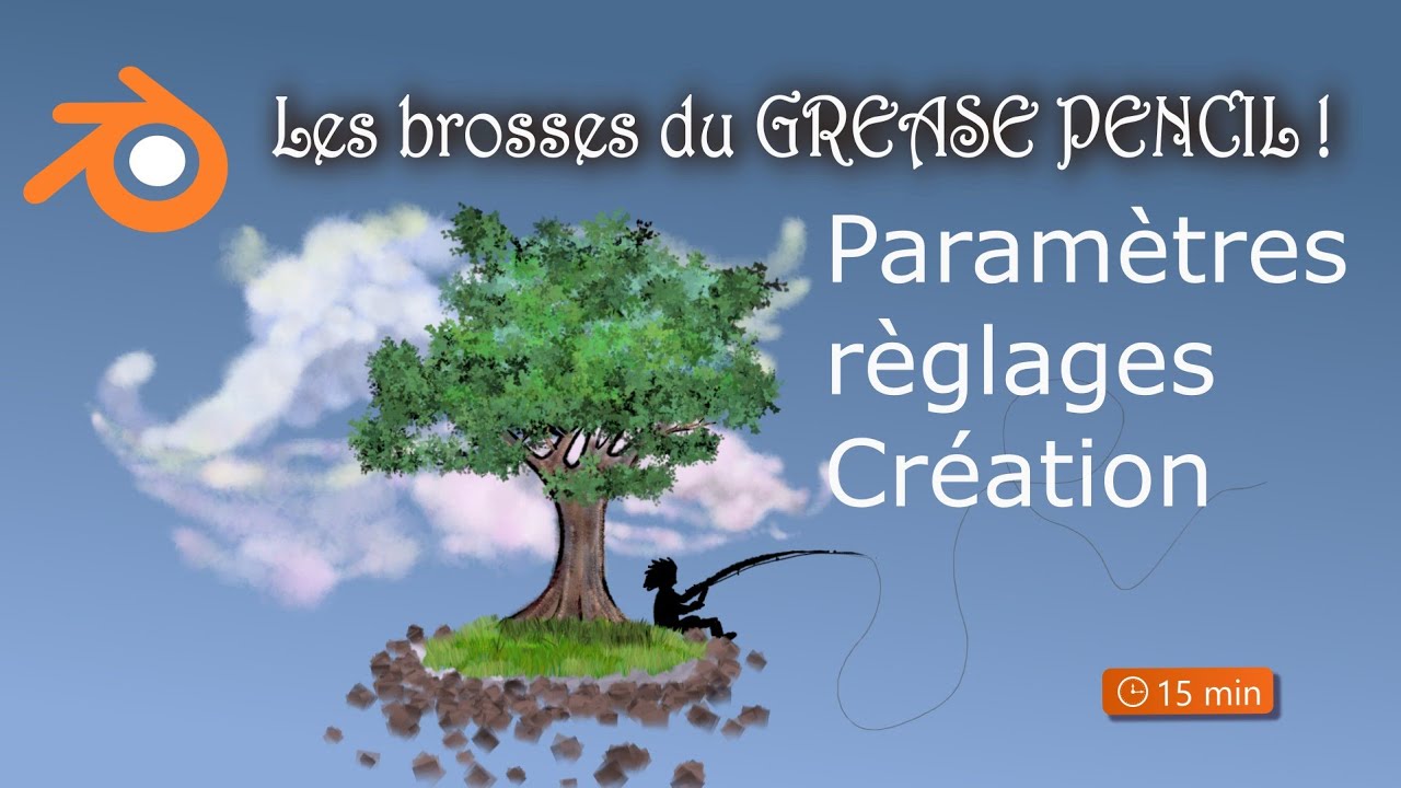 Les brosses du Grease pencil - Blender 4.x- Tutoriel Gratuit en Français