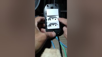 Como instalar interruptor com duas tomadas sem emendas, jampers e derivação