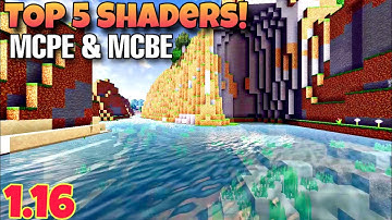 Top 5 Shaders for Minecraft PE!! Android/IOS || Ultra realistic shaders for High and low end devices