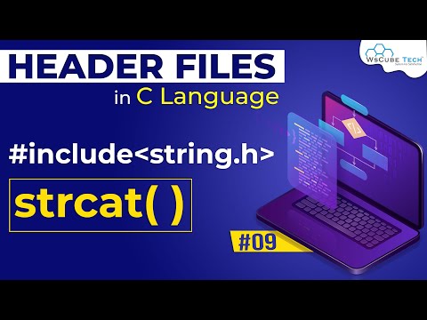 strcat() in C Programming | strcat() Function in C Language | Header Files in C Language