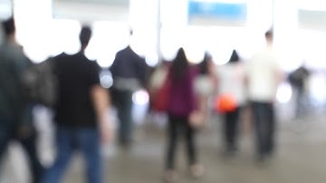 People Bokeh Blur Background Walking Mall No Copyright Video