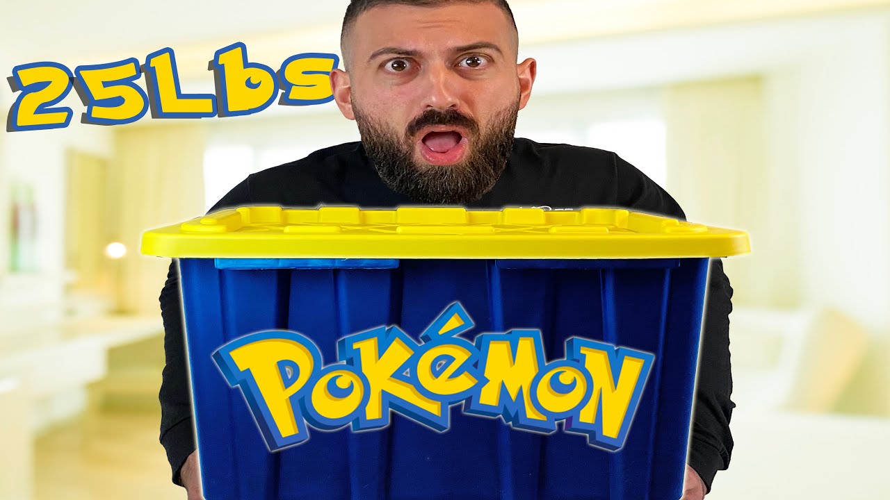 MASSIVE 25lb Bin Is LOADED With Pokemon Cards!