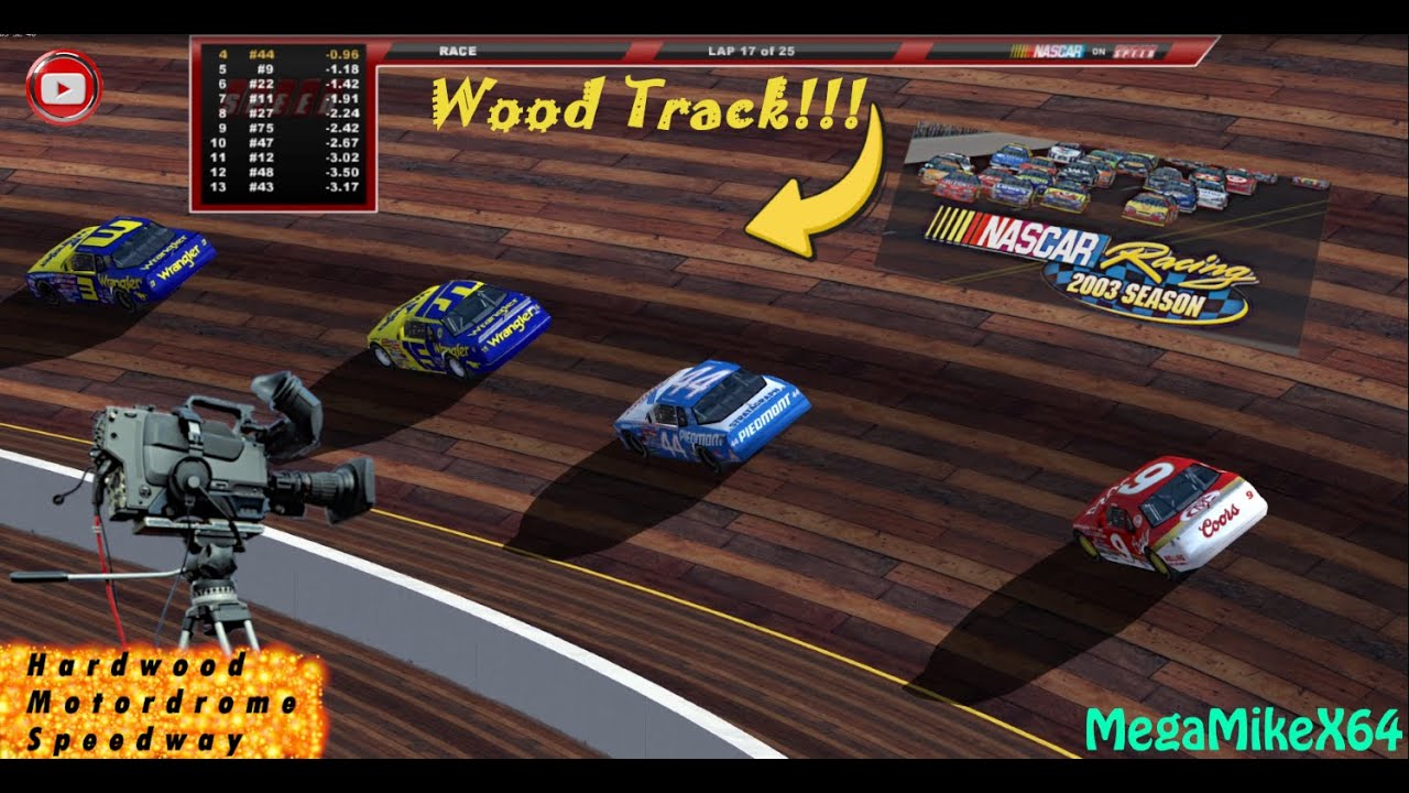 Plank Racing Game Nascar Racing 2003: Wood Plank Racetrack Similar to Bristol! (TV ...