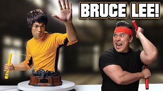 BRUCE LEE RETURNS!!! Infinity Studio Bruce Lee Life-Size Bust Review!
