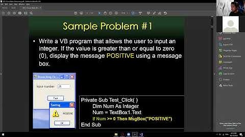 Module 2 - Visual Basic Branching (Part1)