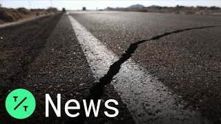 Aftershocks from southern california’s largest earthquake in 20
years rumbled beneath the mojave desert on friday as authorities
tallied damage sparse...
