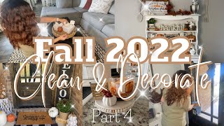 2022 FALL CLEAN AND DECORATE WITH ME | FALL CLEANING | SPEED CLEANING | FALL DECOR IDEAS |