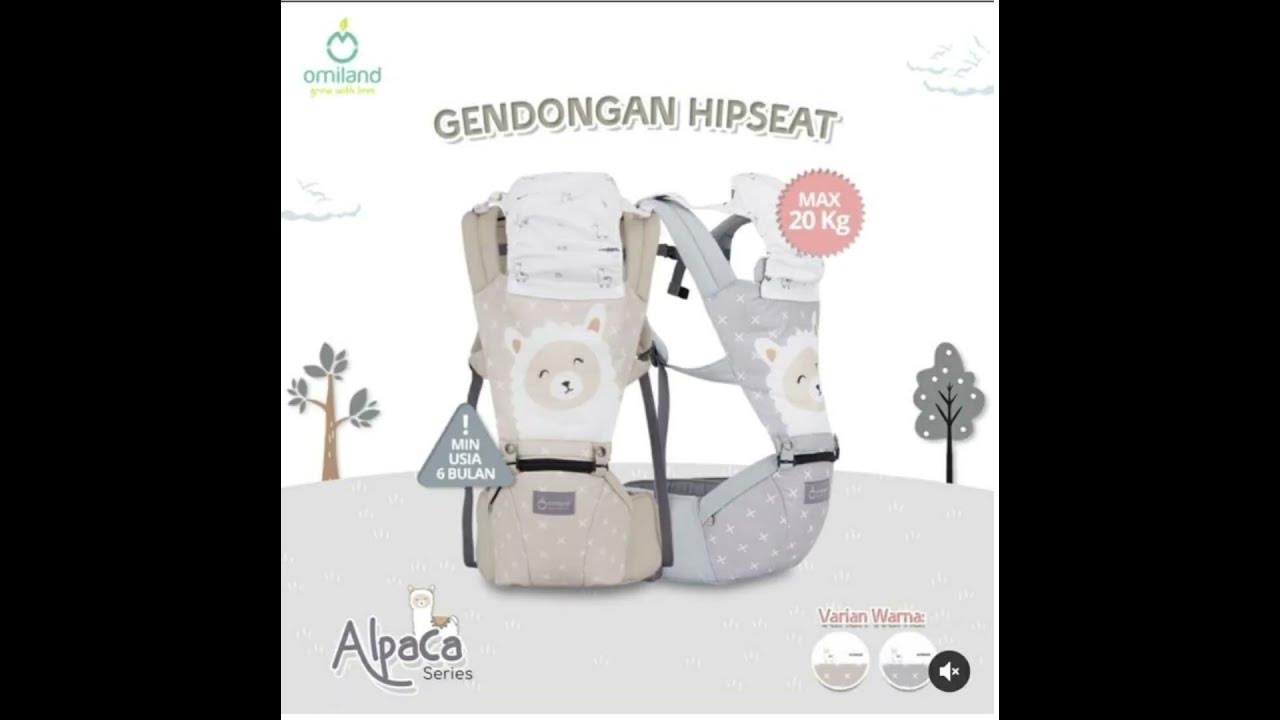 ADEKMUNGIL REVIEW ON OMILAND GENDONGAN HIPSEAT SERIES YouTube