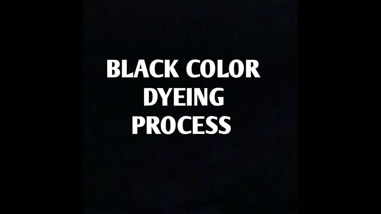 Black color dyeing process ll Knit fabrics dyeing YouTube