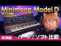 【DTM】実機 vs ソフト音源／500台限定 Bob Moog Tribute Edition Minimoog Model D 発売記念配信【ボカロP / Synth Geek VTuber】