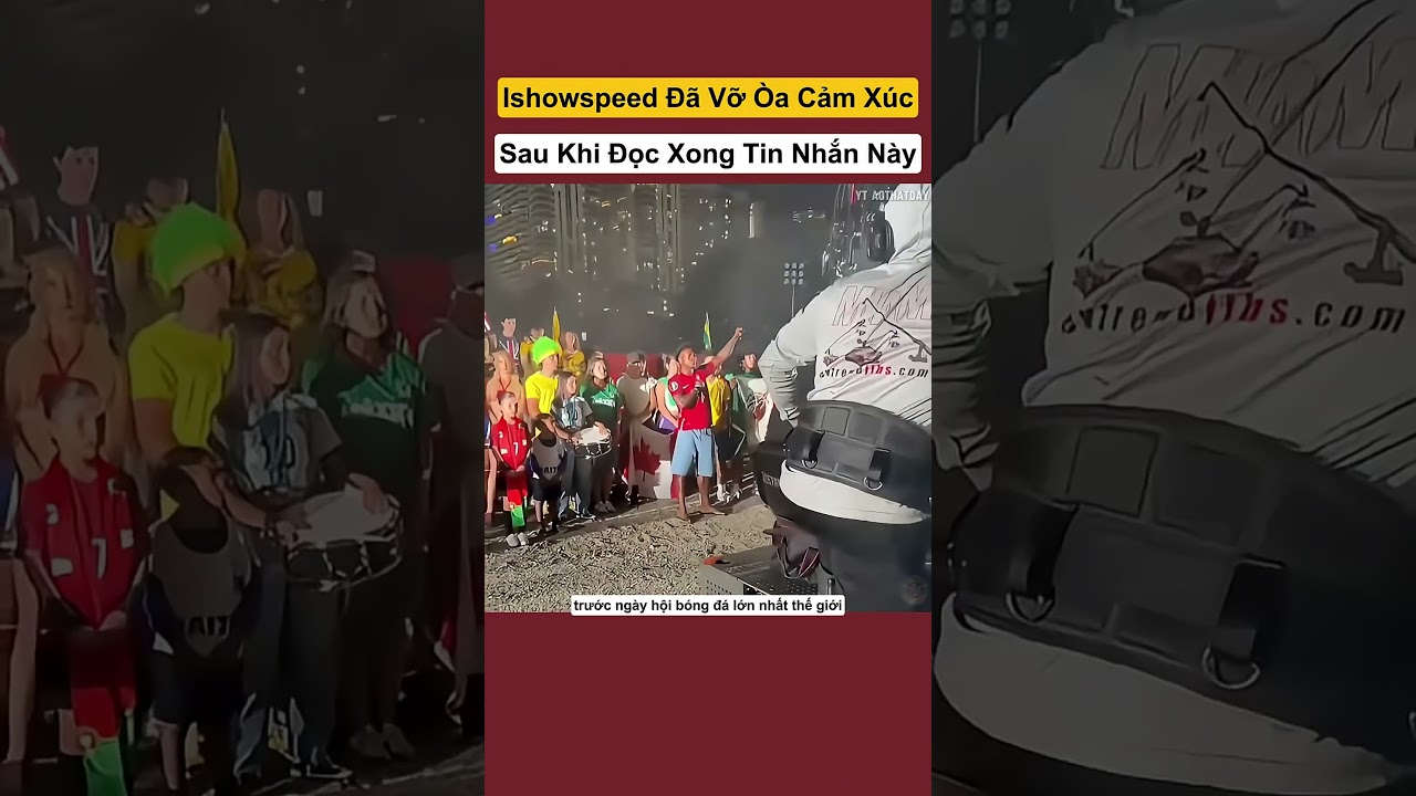 Ishowspeed Đã Vỡ Òa Cảm Xúc Sau Khi Đọc Xong Tin Nhắn Này #shorts #xuhuong, #trending #haihuoc #meme