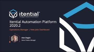 [Itential 2020.2] Operations Manager Job Dashboard Provides Automation Metrics & More