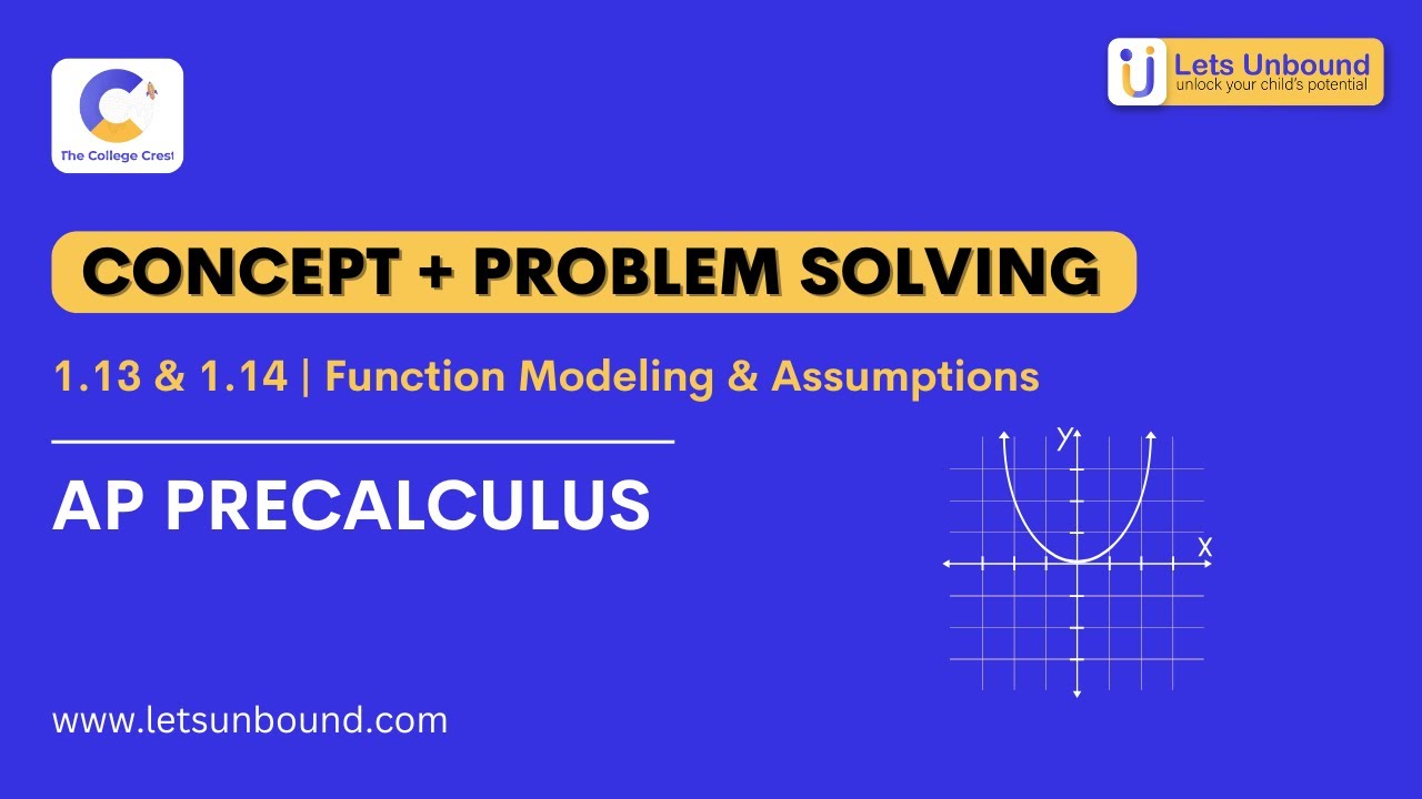 AP Precalculus | 1.13 & 1.14 | Function Modeling & Assumptions - YouTube