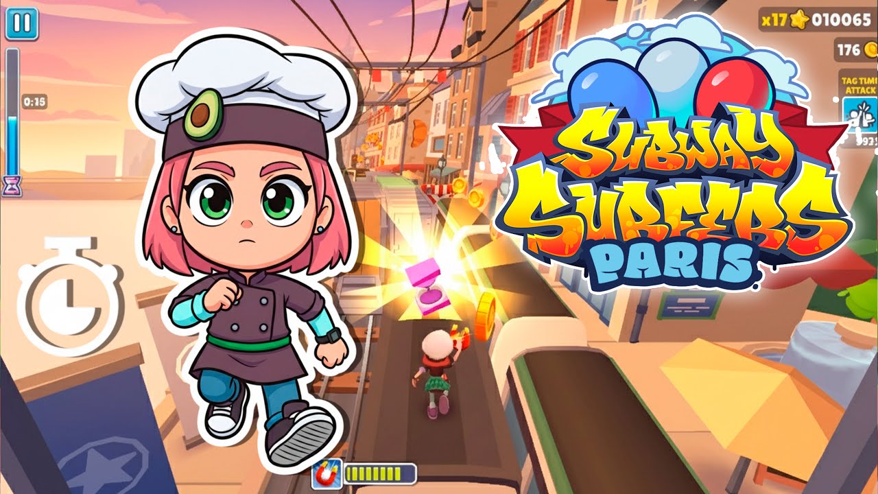 Subway Surfers Tag Time Attack in PARIS SUMMER GAMES 2024 - Gameplay with AUDREY!