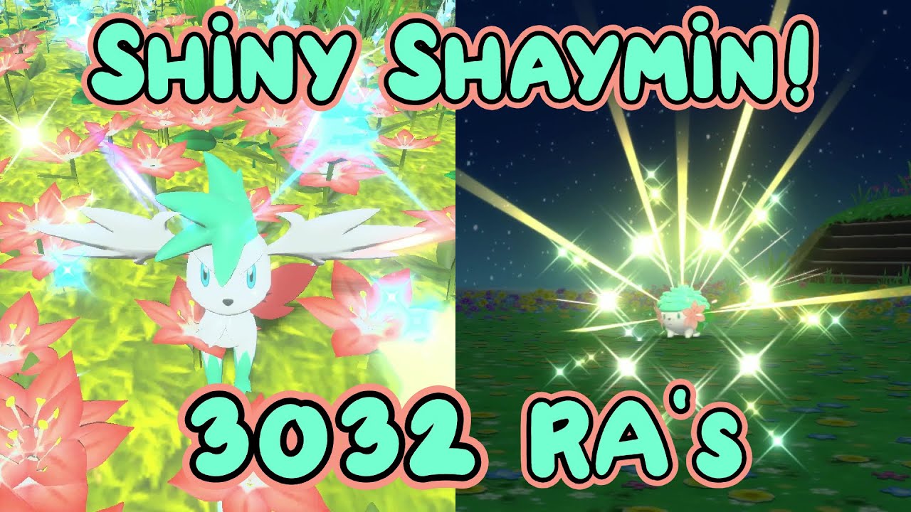 SHINY SHAYMIN in Pokemon Brilliant Diamond! (+ Sky forme