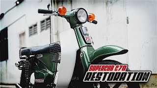 Restoration Honda Supercub C70