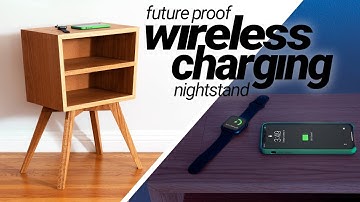 Hidden Wireless Charging Nightstand | DIY Woodworking