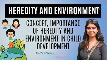 Heredity and Environment | Concept | Importance in Child Development | BEd Short Notes |Vani Classes
