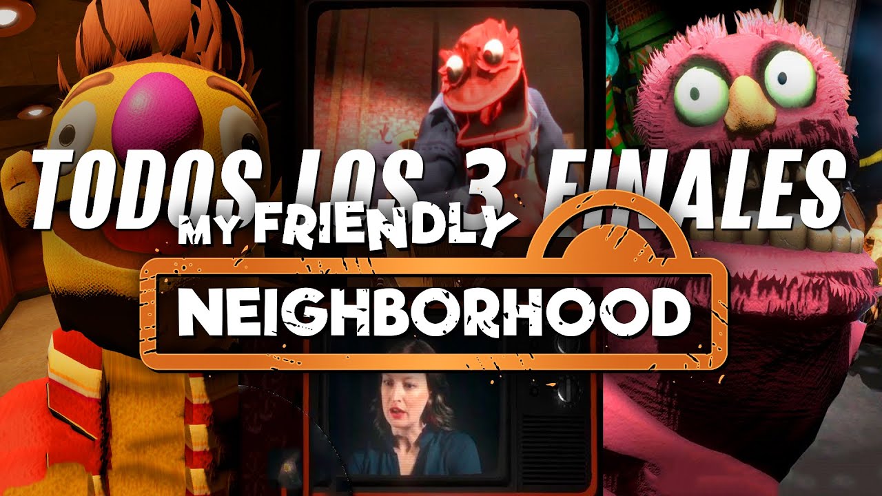 TODOS LOS 3 FINALES My friendly Neighborhood En Español ( Final Bueno, Malo, Secreto y Verdadero)