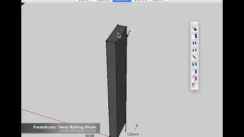 Twist Railing Blade Tutorial using FredoScale By Duane Kemp