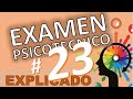 TEST PSICOTECNICOS OMNIBUS # 23 VARIADOS DE EXAMEN EXPLICADOS En español edit