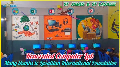 Renovated Computer Lab | James & Lasalle, Suranam | A Gift from the LasallianInternationalFoundation